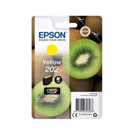 Epson Singlepack Yellow 202 Claria Premium Ink - C13T02F44020