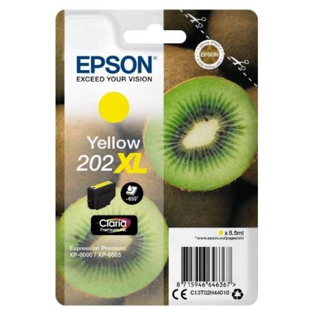 Epson Singlepack Yellow 202XL Claria Premium Ink - C13T02H44010