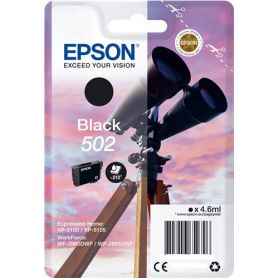 Epson Singlepack Black 502 Ink - XP5100, XP5105, WF-2860DWF, WF-2865DWF - C13T02V14020