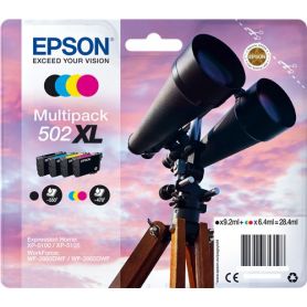 Epson Multipack 4-colours 502XL Ink - XP5100, XP5105, WF-2860DWF, WF-2865DWF - C13T02W64020