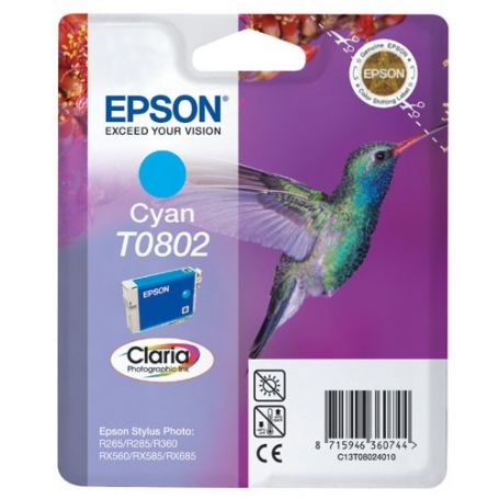 Epson Tinteiro Cyan Stylus Photo R265/ 360/ RX560 - C13T08024021