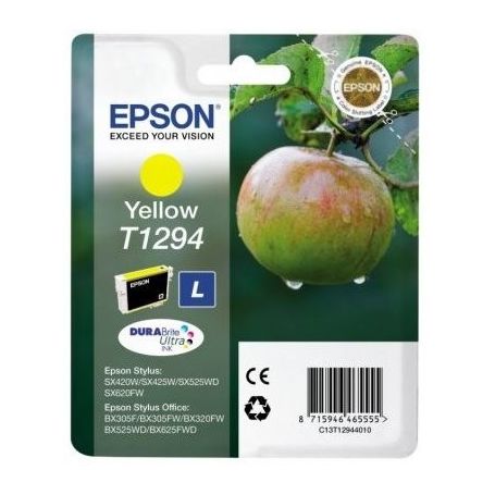 Epson Tinteiro Amarelo T1294 Tinta DURABrite Ultra (c/alarme RF+AM) - C13T12944022