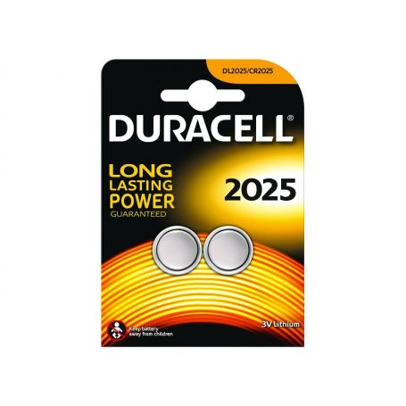 Battery General  Lithium - Duracell 3V Coin Cell (2 Pack) DL2025B2