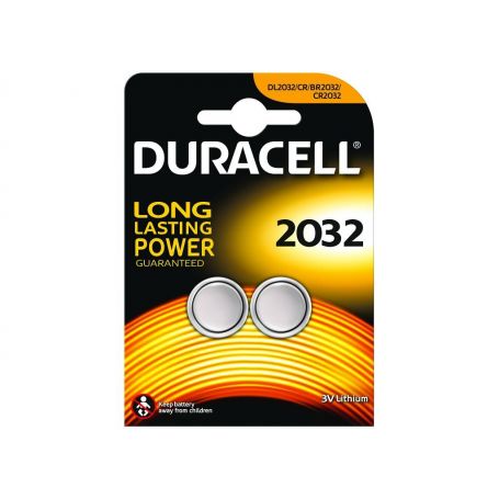 Battery General  Lithium - Duracell 3V Coin Cell (2 Pack) DL2032B2