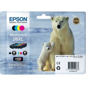 Epson Multipack 4 cores 26XL Alta Capacidade Claria Premium - C13T26364020