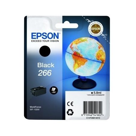 Epson Singlepack Black 266 ink cartridge WF-100 - C13T26614010