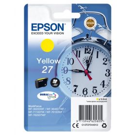 Epson Singlepack Yellow 27 DURABrite Ultra Ink - C13T27044012