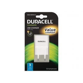 Power Charger Europe - Duracell 1A USB Smartphone Wall Charger DRACUSB1W-EU