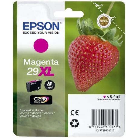 Epson Singlepack Magenta 29XL Claria Home Ink - C13T29934022