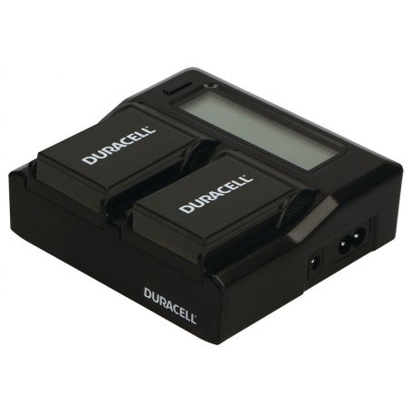 Power Charger  110-240V - Duracell LED Dual DSLR Battery Charger DRC6105