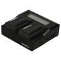 Power Charger  110-240V - Duracell LED Dual DSLR Battery Charger DRN6113