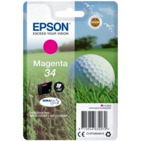 Epson Singlepack Magenta 34 DURABrite Ultra Ink - C13T34634020