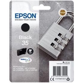 Epson Singlepack Black 35 DURABrite Ultra Ink - C13T35814010