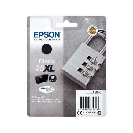 Epson Singlepack Black 35XL DURABrite Ultra Ink - C13T35914010