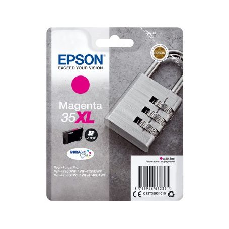 Epson Singlepack Magenta 35XL DURABrite Ultra Ink - C13T35934010