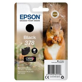 Epson Singlepack Black 378 Claria Photo HD Ink - C13T37814010