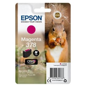 Epson Singlepack Magenta 378 Claria Photo HD Ink - C13T37834010