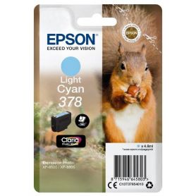 Epson Singlepack Light Cyan 378 Claria Photo HD Ink - C13T37854010