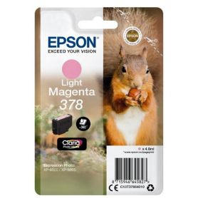 Epson Singlepack Light Magenta 378 Claria Photo HD Ink - C13T37864010