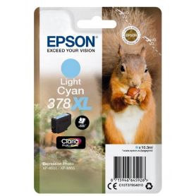 Epson Singlepack Light Cyan 378XL Claria Photo HD Ink - C13T37954010