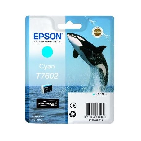 Epson Tinteiro Cian SC-P600 - C13T76024010