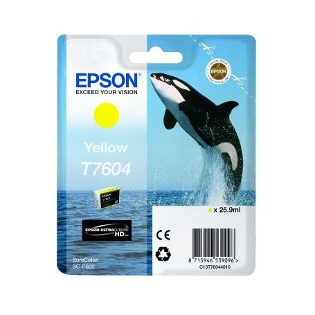 Epson Tinteiro Amarillo SC-P600 - C13T76044010