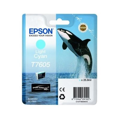 Epson Tinteiro Cian Claro SC-P600 - C13T76054010