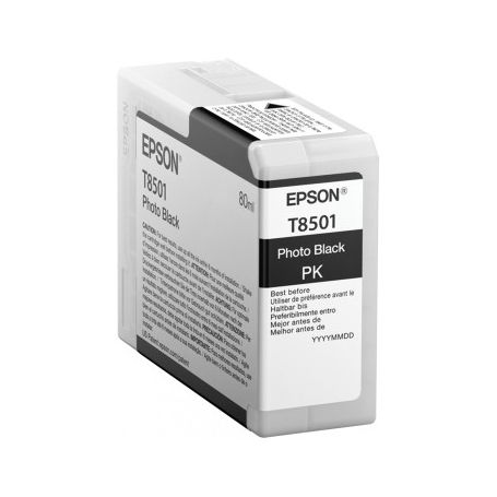 Epson Singlepack Photo Black T850100 UltraChrome HD ink 80ml SC-P800 - C13T850100