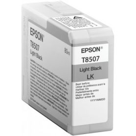 Epson Singlepack Light Black T850700 UltraChrome HD ink 80ml SC-P800 - C13T850700