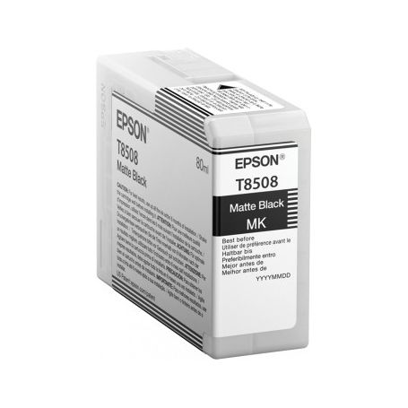 Epson Singlepack Matte Black T850800 UltraChrome HD ink 80ml SC-P800 - C13T850800