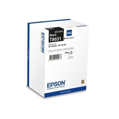 Epson Cartucho negro XXL 10.000 folhas WF-M5000 series - C13T865140