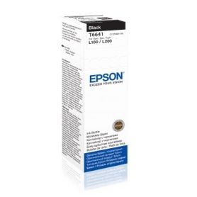 Epson T6641 Black ink bottle 70ml - C13T664140