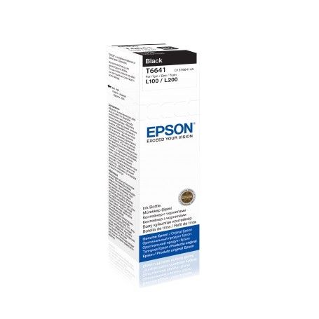 Epson T6641 Black ink bottle 70ml - C13T664140