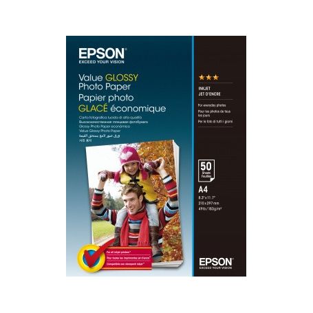 Epson Value Glossy Photo Paper A4 50 sheet  - C13S400036