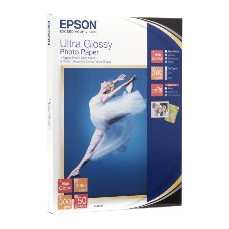 Epson Ultra Glossy Photo paper 13x18cm - 50 folhas - C13S041944