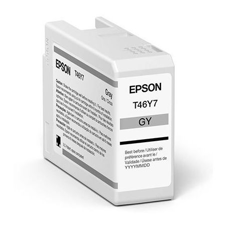 Epson Singlepack Gray T47A7 UltraChrome Pro 10 ink 50ml - C13T47A700