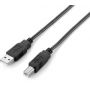 Equip Cabo USB 2.0 A-B M/M 1,0m - Preto - 128863