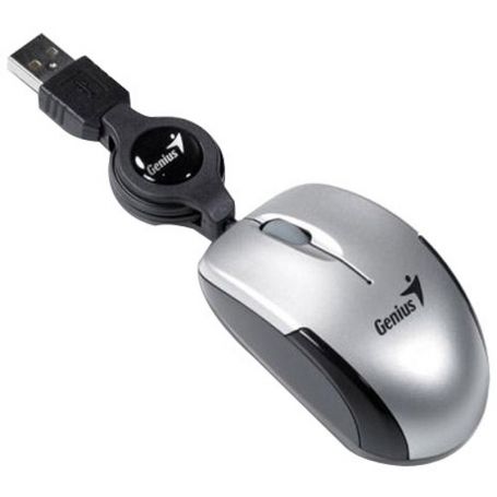 Genius Rato Micro Traveler USB Silver - 31010125102