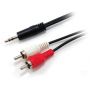 Equip Audio Cable 3.5mm Male to 2 RCA Male, 2.5m - 14709207