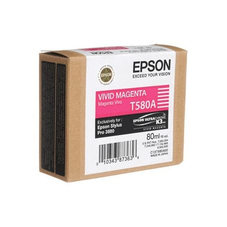 Epson Tinteiro Stylus Pro 3880-80ml Vivid Magenta - C13T580A00