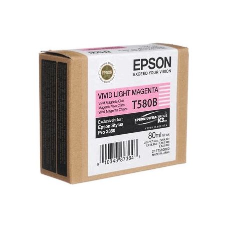 Epson Tinteiro Stylus Pro 3880-80ml Vivid Light Magenta - C13T580B00