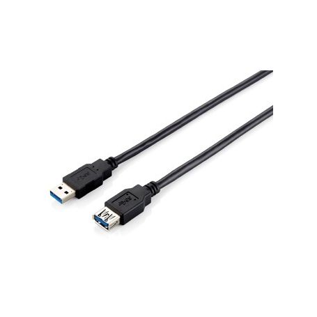 Equip Cabo USB 3.0 Extension A-A M/F 3m - Preto - 128399