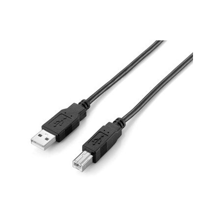 Equip Cabo USB 2,0 A/B M/M preto (1.8m) - 128860