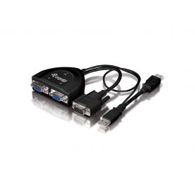 Equip VGA Video-Splitter 2-port 450MHz - 332521