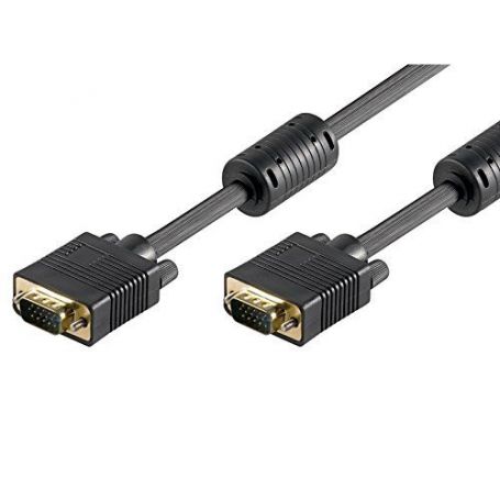 EWENT Cabo VGA/SVGA 15pin HD plug M/M com ferrites, CU,AWG28, 20.0m - EC1108