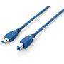 Equip Cabo USB 3.0 - A/B M/M azul (1,8 m) - 128292