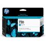 HP 730 130-ml Cyan Ink Cartridge - P2V62A