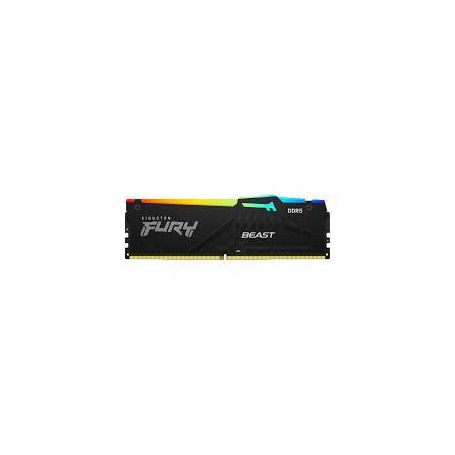 Kingston ValueRAM 8GB 4800MHz DDR5 CL38 DIMM FURY BEAST RGB - KF548C38BBA-8