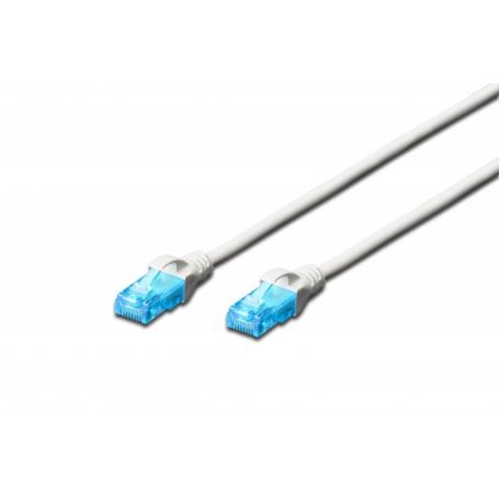 CAT 5e U-UTP patch cable, PVC AWG 26/7, length 2 m, color white