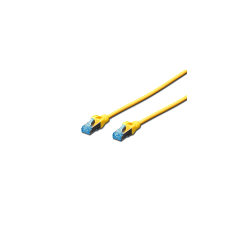 CAT 5e SF-UTP patch cable, PVC AWG 26/7, length 1 m, color yellow